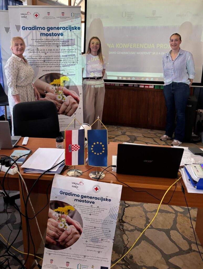 ODRŽANA UVODNA KONFERENCIJA PROJEKTA“GRADIMO GENERACIJSKE&nbsp;MOSTOVE”